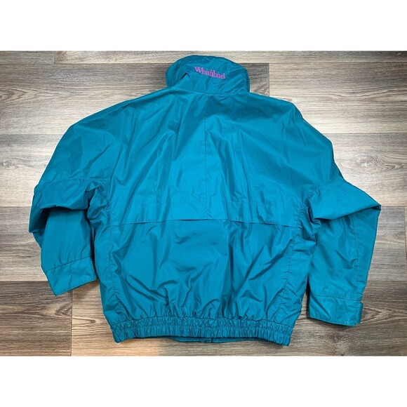 Vintage Columbia Whirlibird Ski Jacket Women’s Large Teal Green Radial Sleeve - Picture 7 of 9